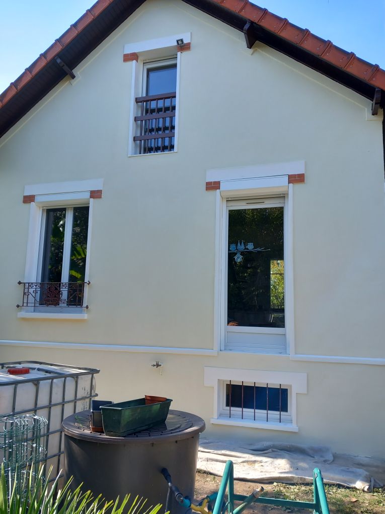 Travaux de ravalement de façade à sainte Geneviève des Bois , Montlhery et à Marcoussis